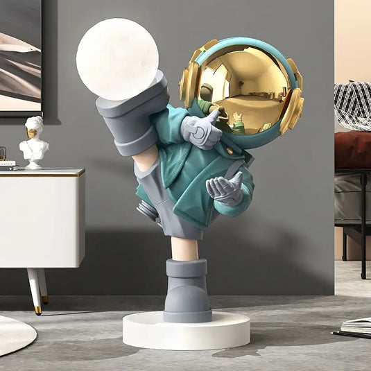Image Lampadaire Kicking Astronaut