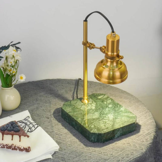 Image Lampe de table de style industriel en marbre