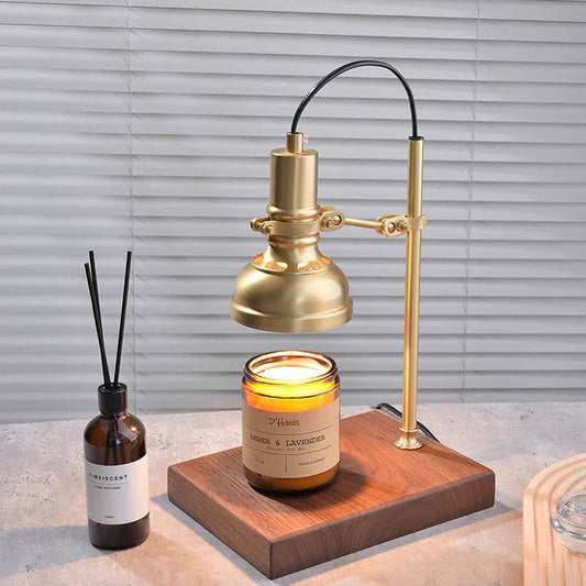 Image Lampe de table de style industriel en marbre