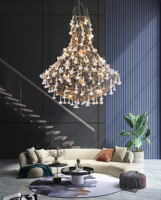 Image Lustre en branches de roses