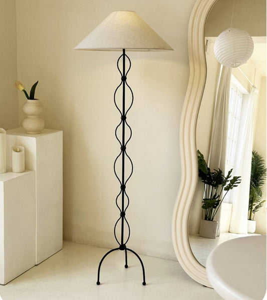 Image Gedraaide vloerlamp