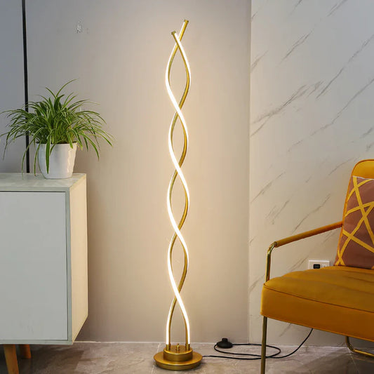 Light Meets Art: The Nordic Spiral Floor Lamp for Modern Homes