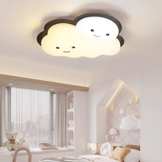 Illuminate Your Space with the Charming Smiley Cloud Ceiling Lamp