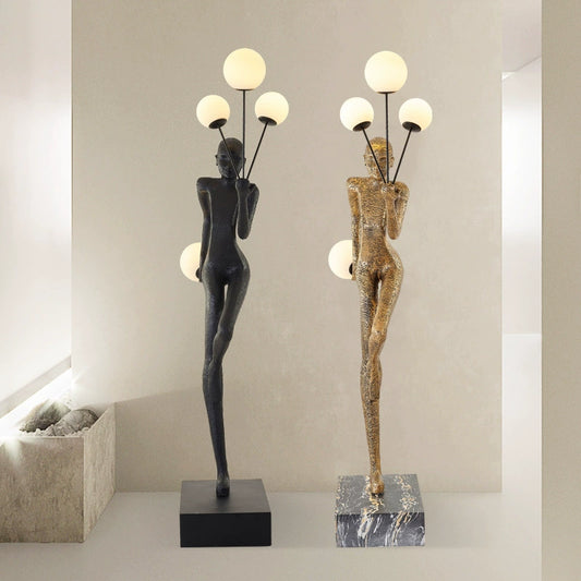 Acrobatic Sculpture Floor Lamp 1