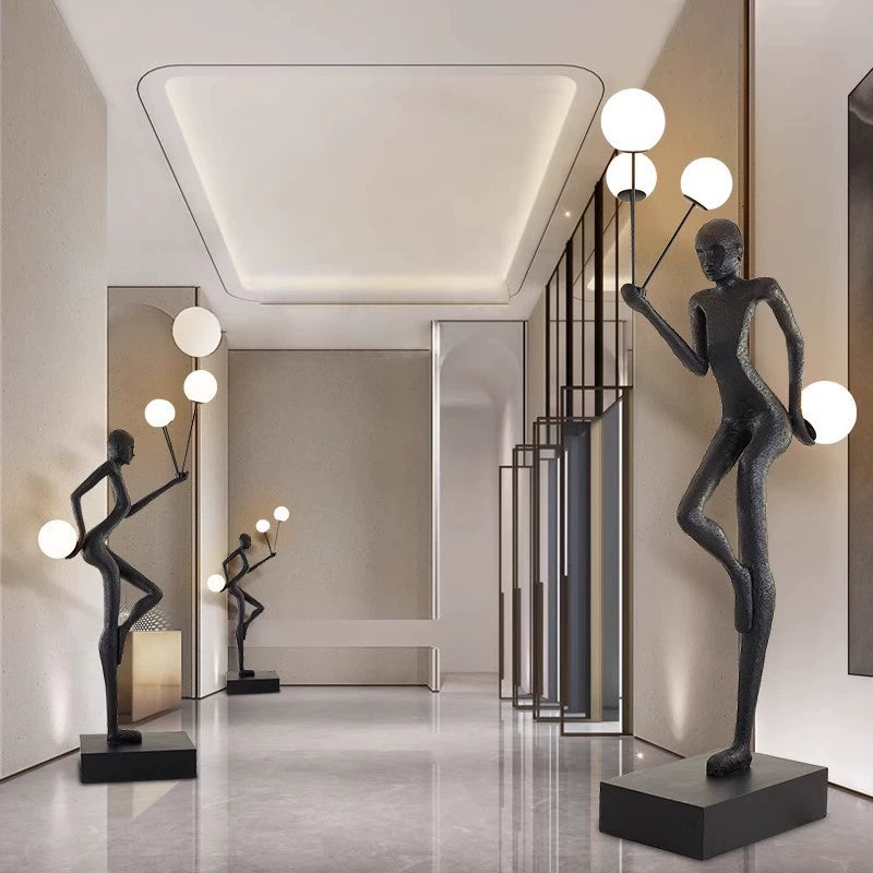 Acrobatic Sculpture Floor Lamp 2