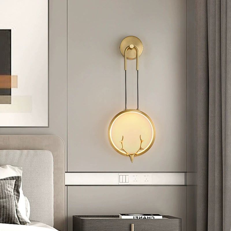 Artistic_Circle_Antler_Wall_Lamp_9