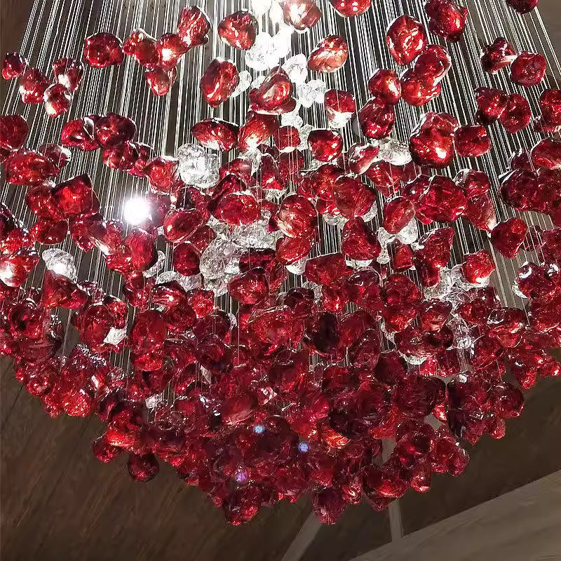 Artistic_Glass_Stone_Chandelier_04