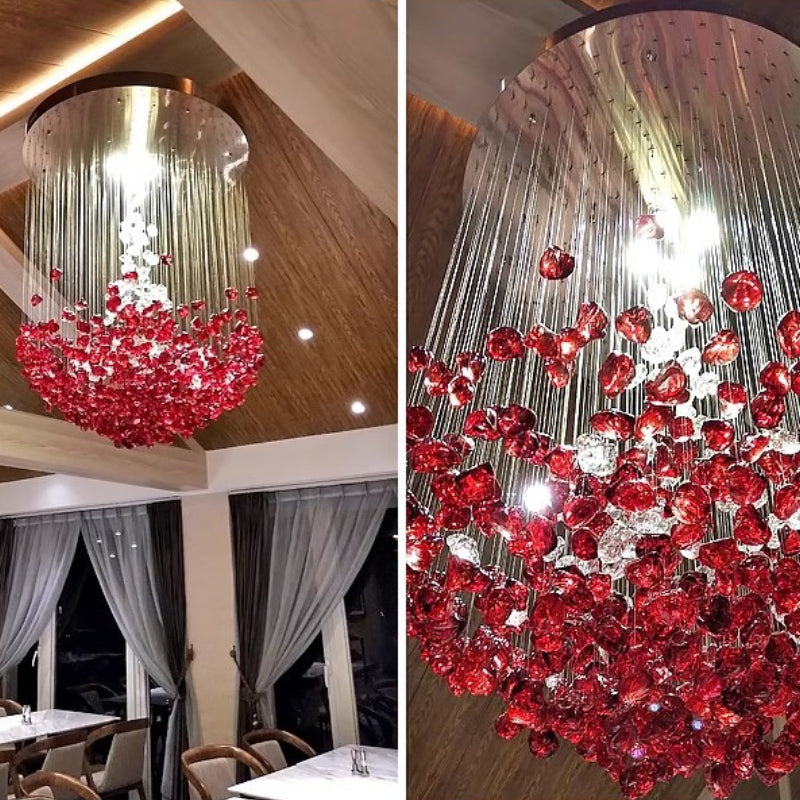 Artistic_Glass_Stone_Chandelier_06