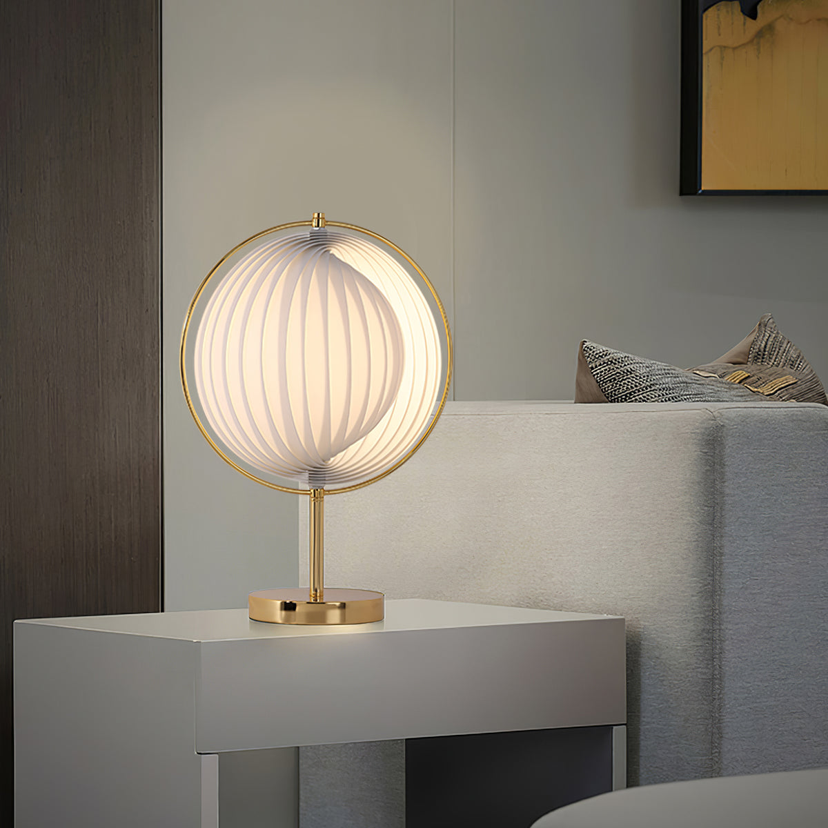 Artistic_Round_Ribbed_Table_Lamp_1