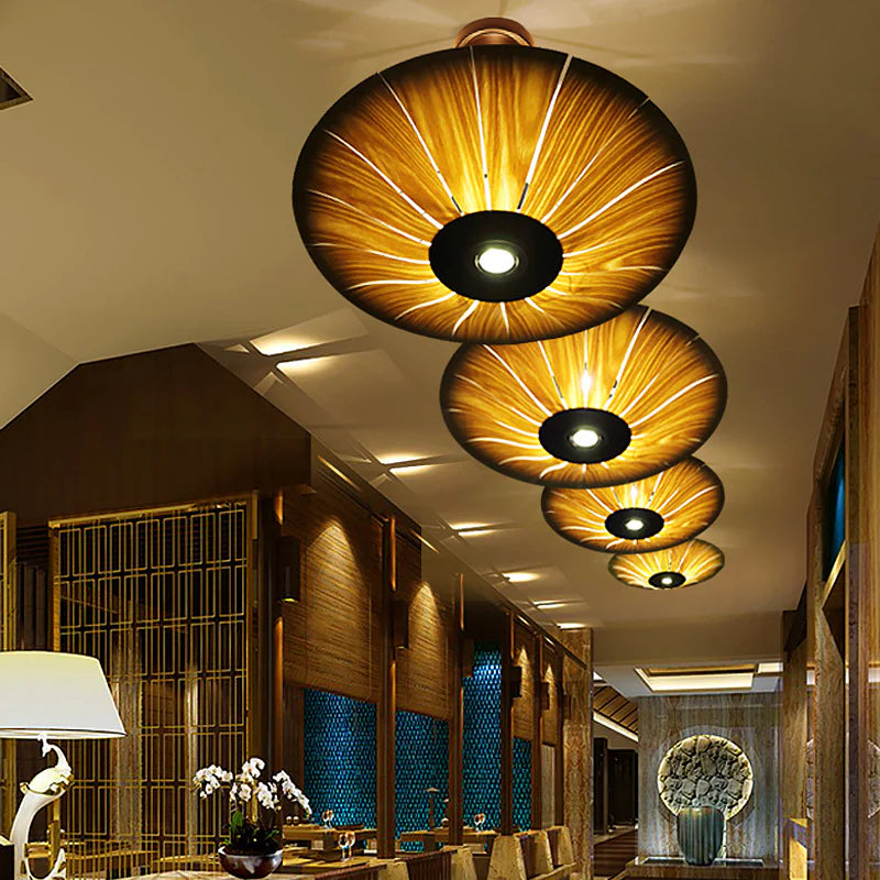 Asian Umbrella Ceiling Light 5