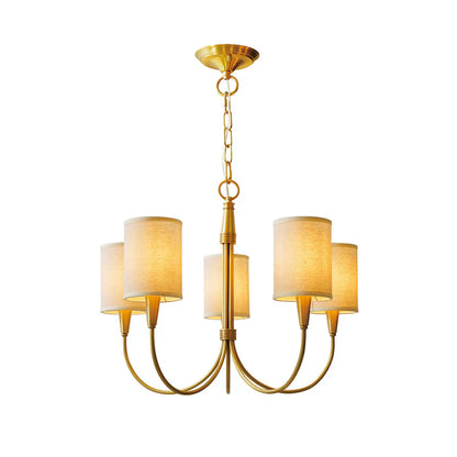 Black Brass Chandelier 8