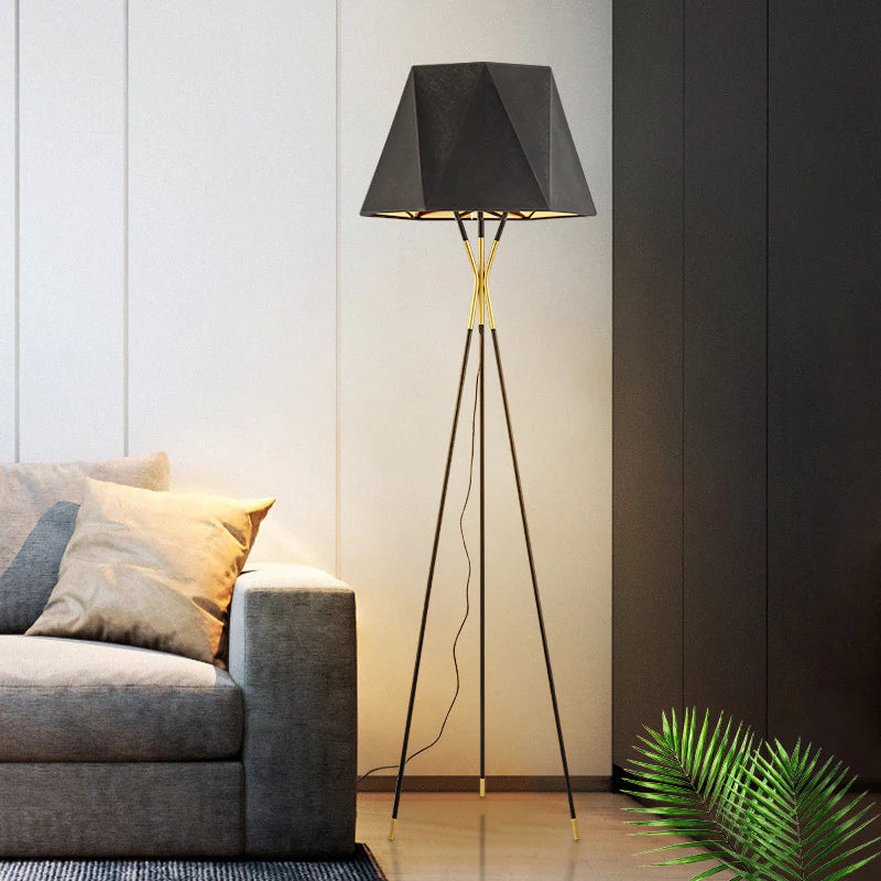 Black Triangle Floor Lamp 1