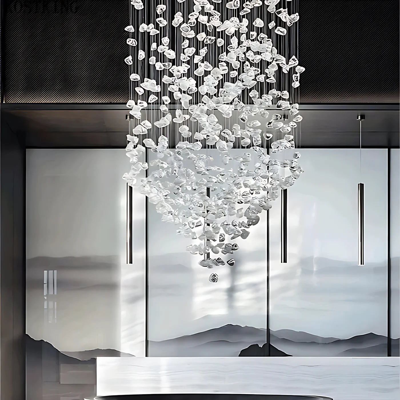 Clear_Stone_Falls_Chandelier_1