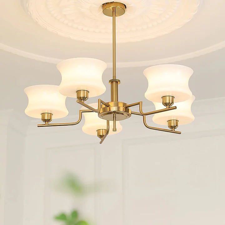 Cream_Metal_Glass_Chandelier_6