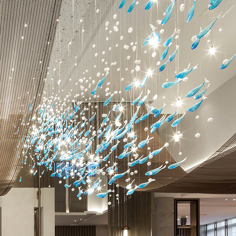 Creative_Glass_Fish_Chandelier_01