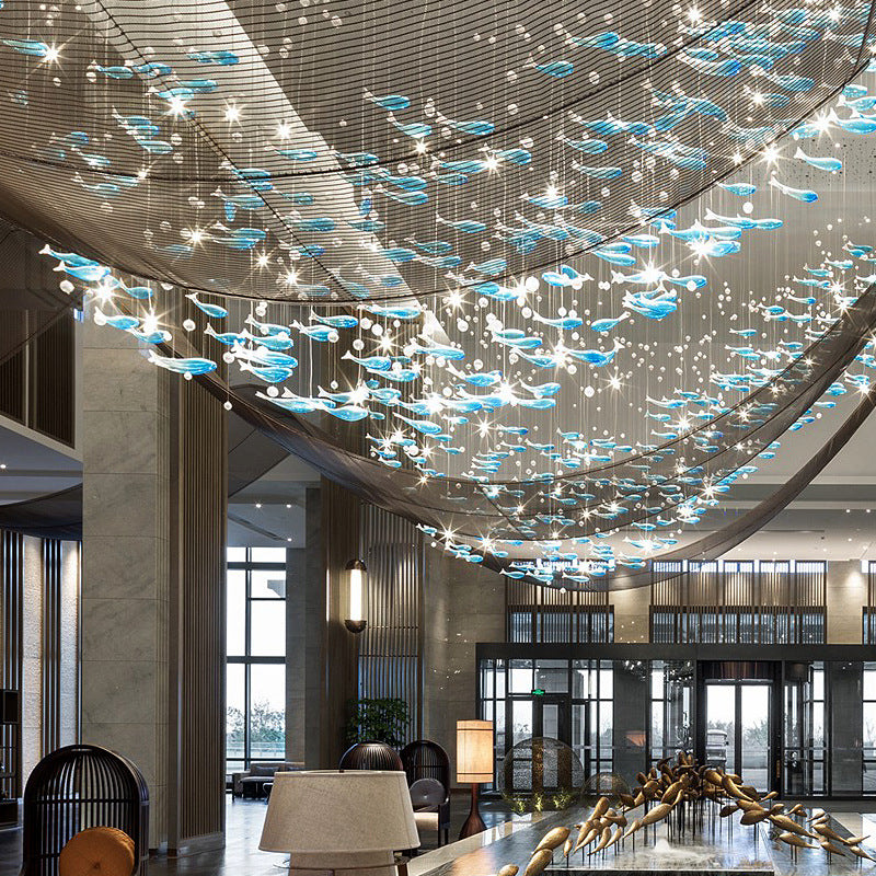 Creative_Glass_Fish_Chandelier_04