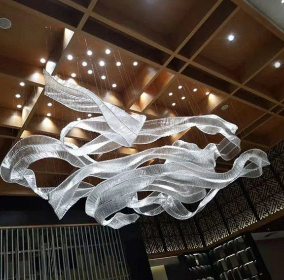 Customized_Glass_Ribbons_Chandelier_01