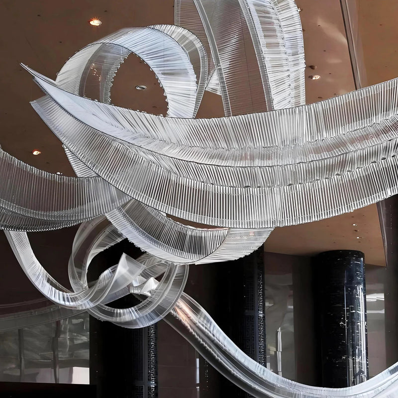 Customized_Glass_Ribbons_Chandelier_02
