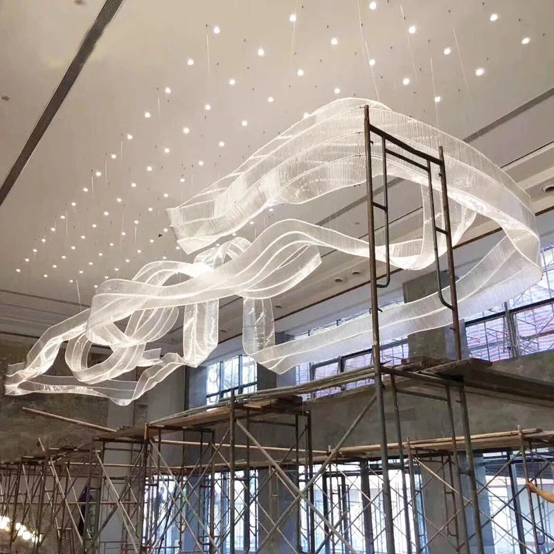 Customized_Glass_Ribbons_Chandelier_03