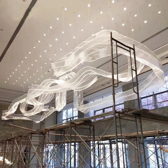 Customized_Glass_Ribbons_Chandelier_03