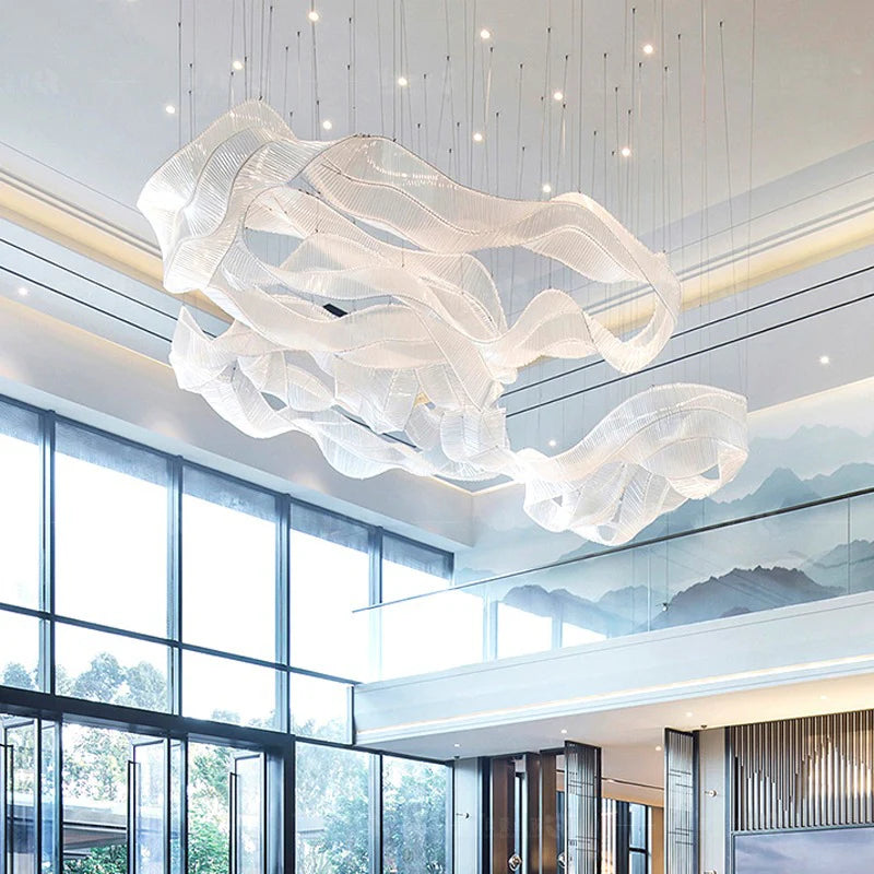 Customized_Glass_Ribbons_Chandelier_06