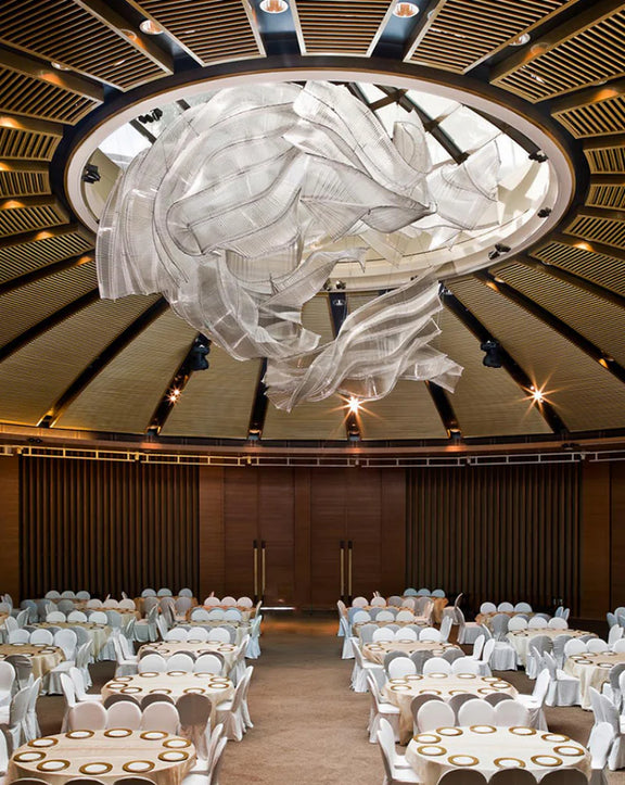 Customized_Glass_Ribbons_Chandelier_08