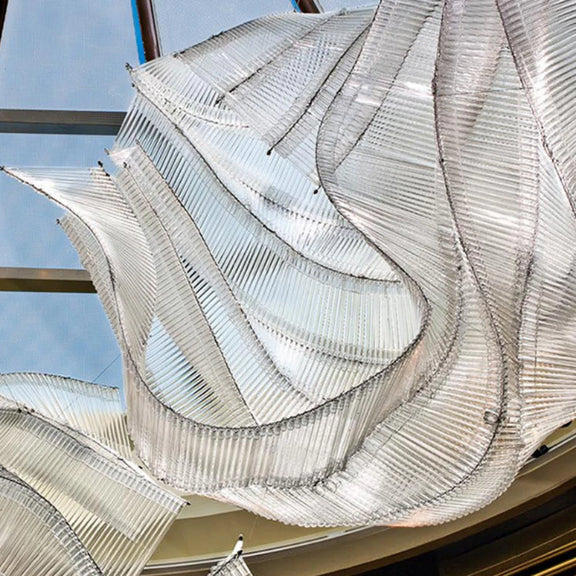 Customized_Glass_Ribbons_Chandelier_09