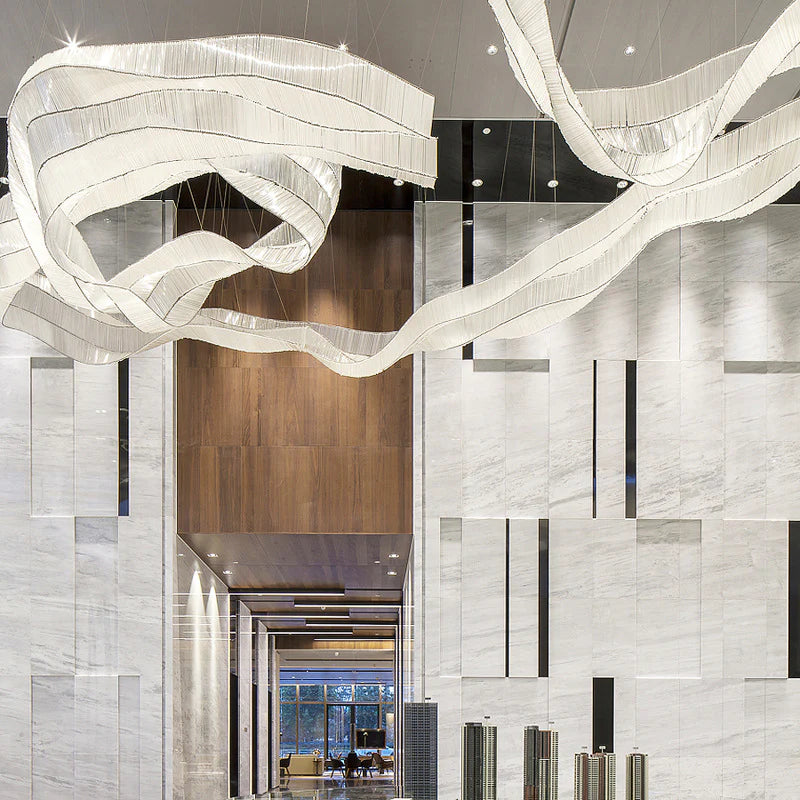 Customized_Glass_Ribbons_Chandelier_13