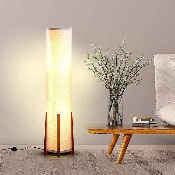 Fabric Pillar Floor Lamp 5