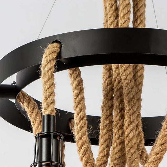 Farmhouse_Wheel_Hemp_Rope_Chandelier_4