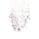 Flying Glass Feather Chandelier