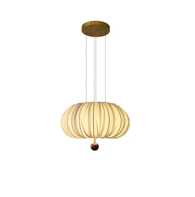 French_Pleated_Fabric_Pendant_Light_8