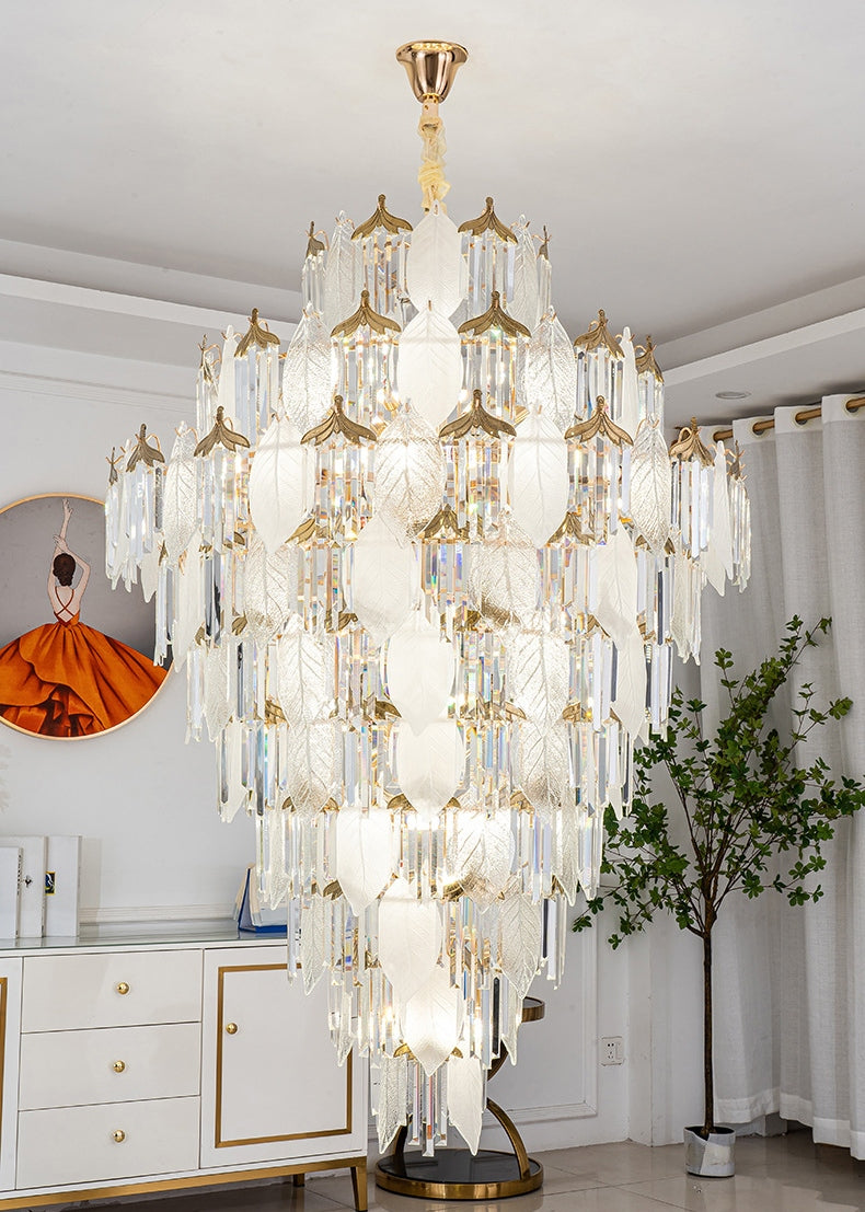 Frosted_Leaf_Chandelier_07