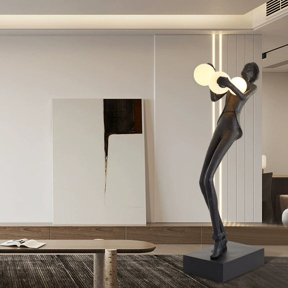 Gentleman Sculpture Floor Lamp 3