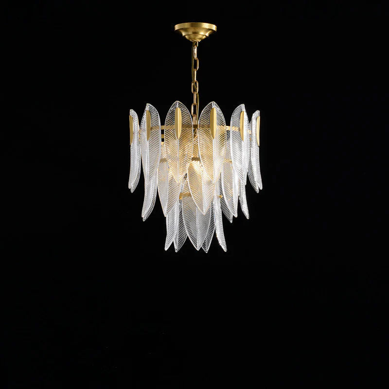 Glass Frond Chandelier 5