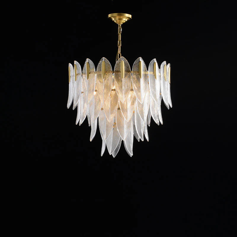 Glass Frond Chandelier 6