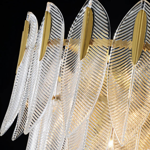 Glass Frond Chandelier 7