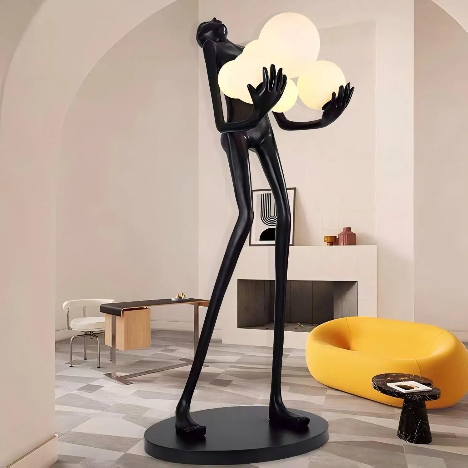 Holding Ball Floor Lamp 3