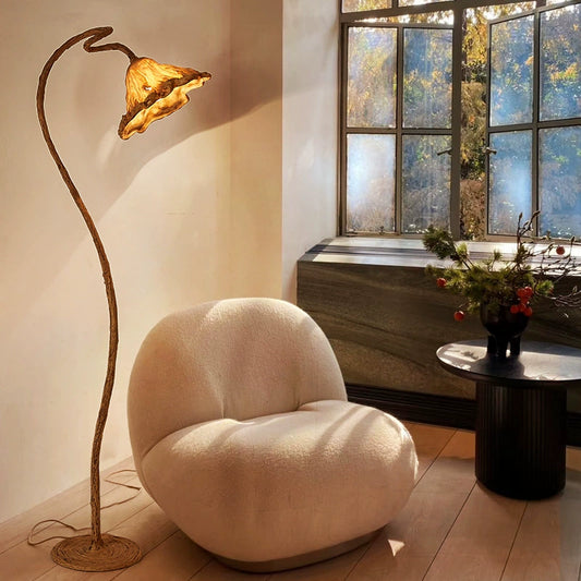 Japanese Lotus Floor Lamp 2