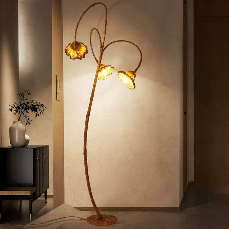 Japanese Lotus Floor Lamp 3