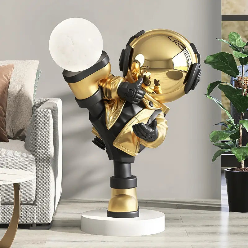 Kicking Astronaut Floor Lamp 1