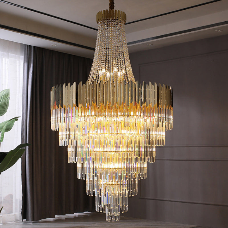 Layered_Golden__Crystal_Chandelier_4