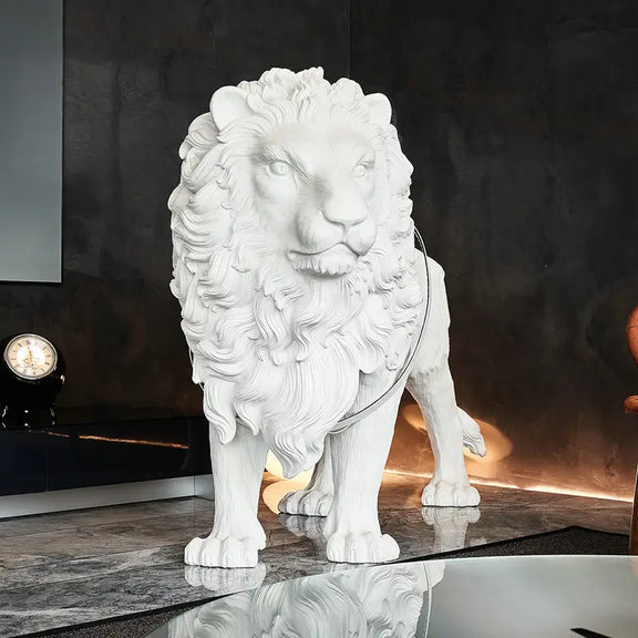 Lion Sculpture Floor Lamp 3