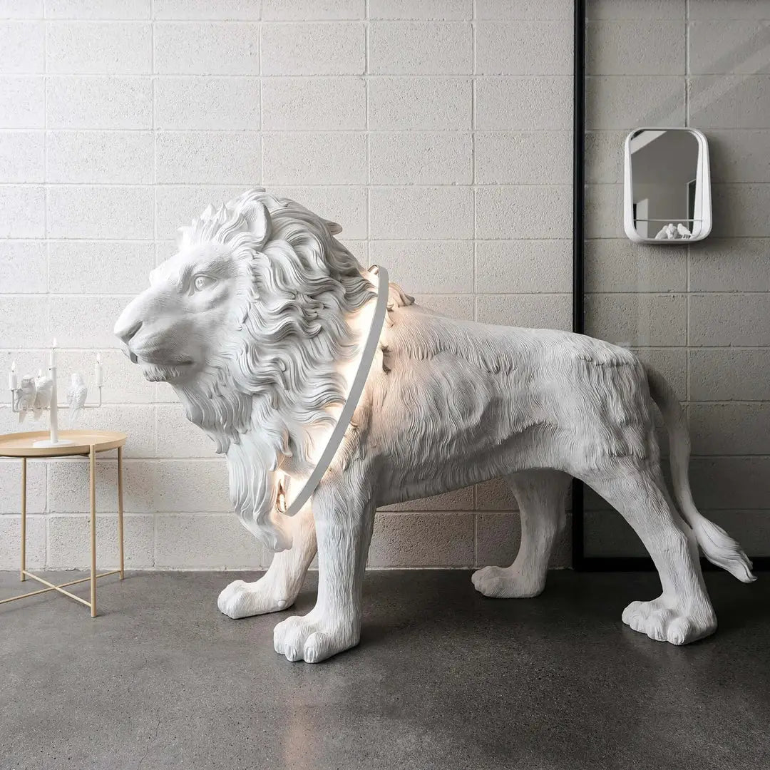 Lion Sculpture Floor Lamp 5