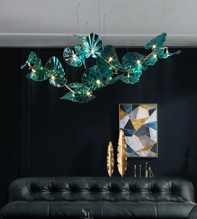 Lotus_Leaf_Glass_Chandelier_05