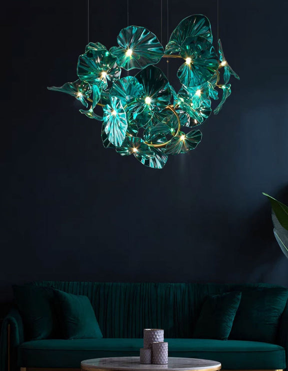 Lotus_Leaf_Glass_Chandelier_06