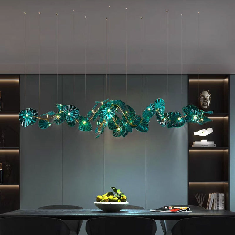 Lotus_Leaf_Glass_Chandelier_08