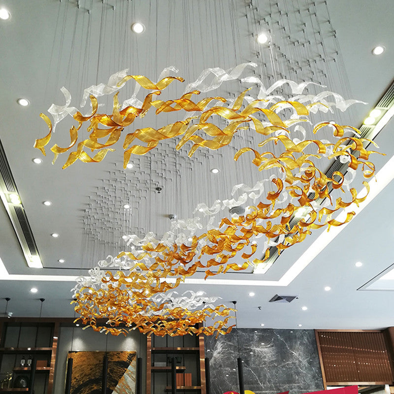 Modern_Glass_Ribbons_Chandelier_1