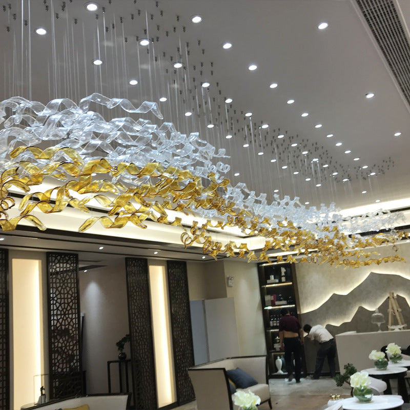 Modern_Glass_Ribbons_Chandelier_4