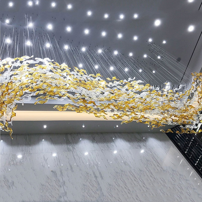 Modern_Glass_Ribbons_Chandelier_9